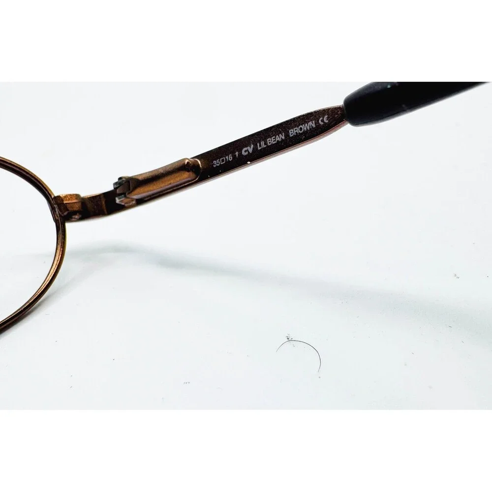 Dilli Dalli Eyeglasses Kids Brown Oval Lil Bean 35-16 35mm
